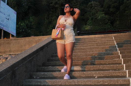 Madonna Crochet Two Piece Set