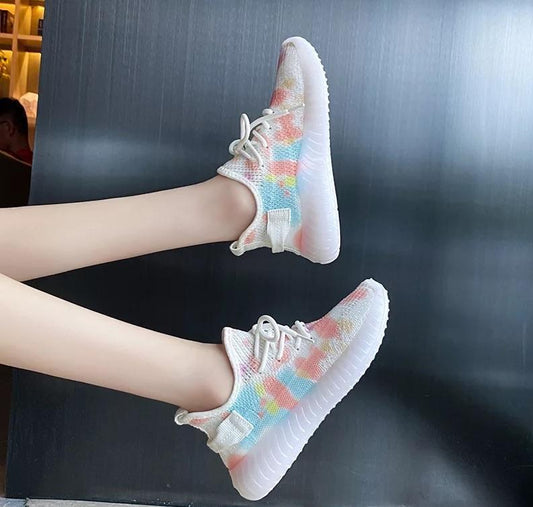 Contrasting Colour Sneakers