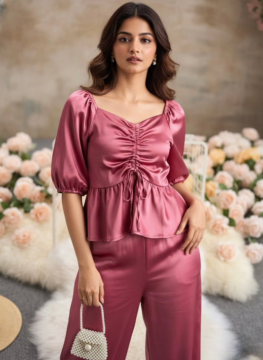 Rebecca Satin Co-Ords