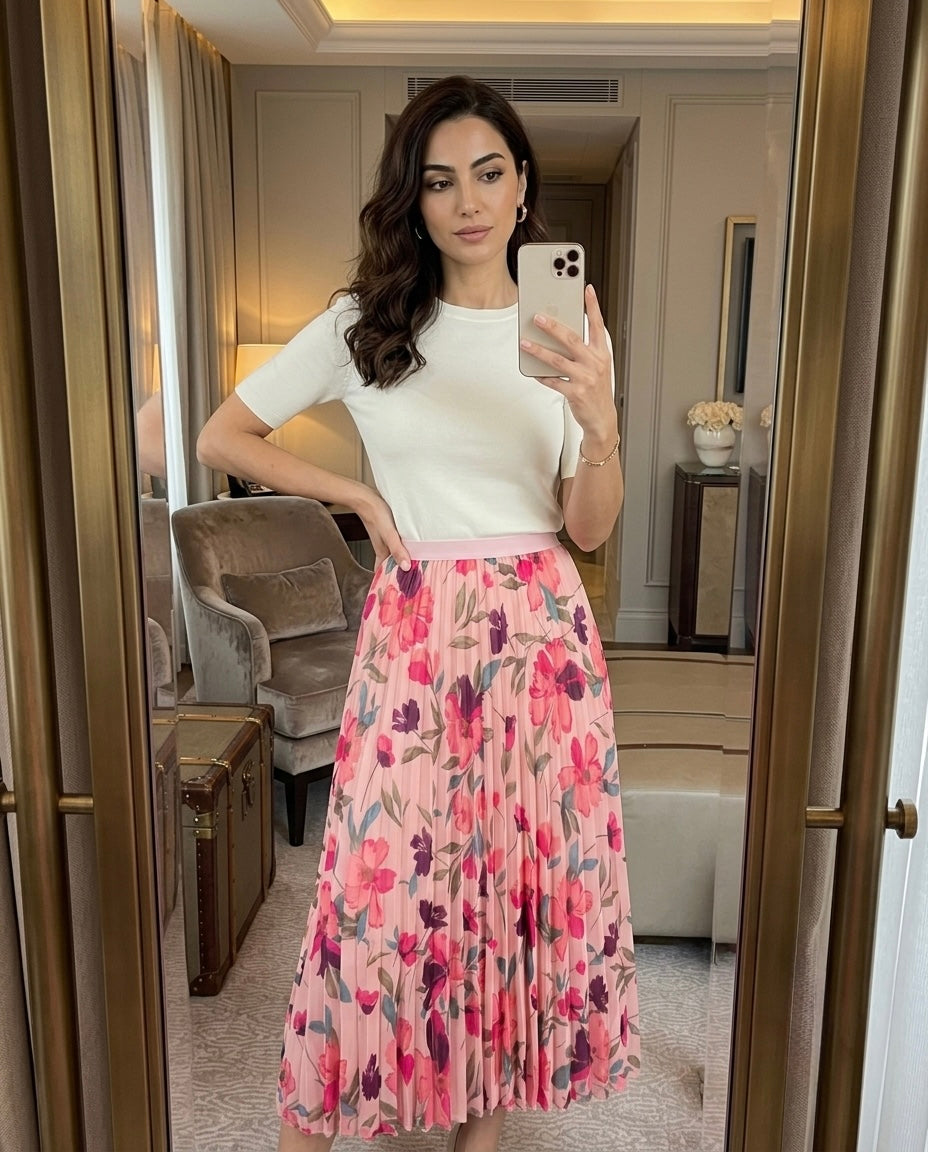 Kim  Floral Skirt