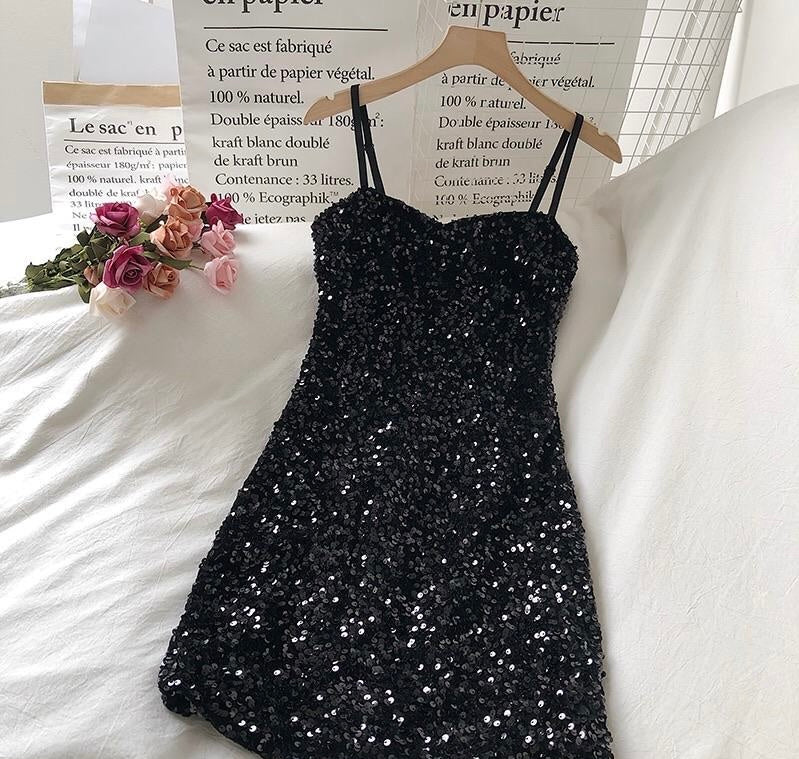 Rhea Sequin Dress