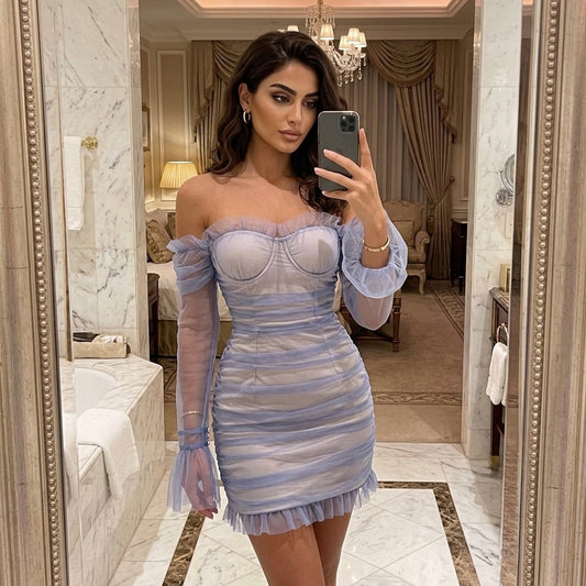 Kelly Mesh Tube Dress