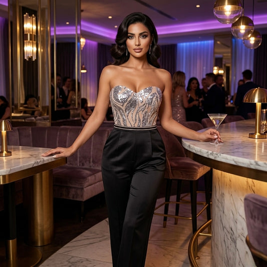 Arabella Sequin Jumpsuit
