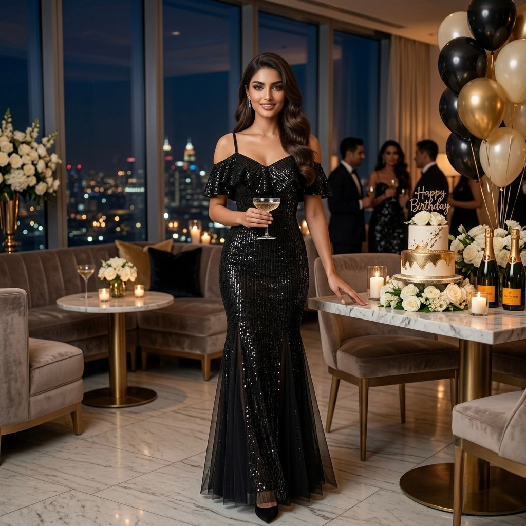 Betty Sequin Dress