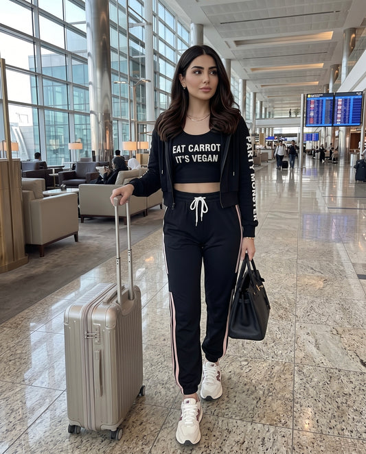 Vegan Print Tracksuit