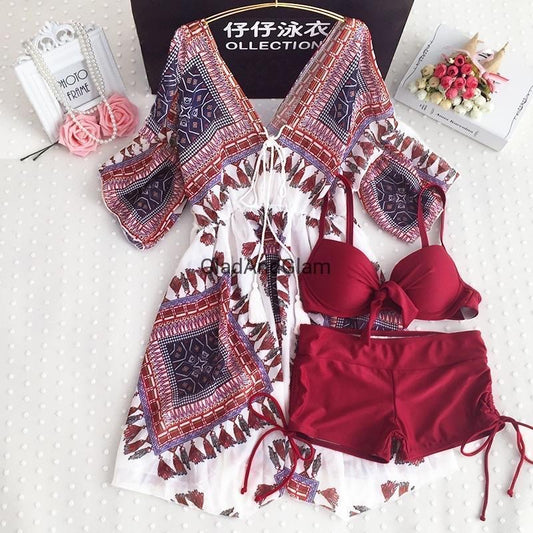 Olivia Three Piece Swimsuit