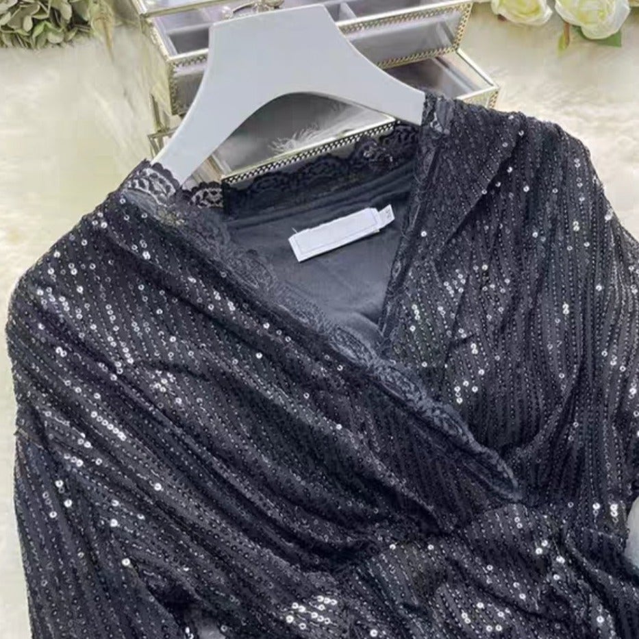 Original Picture of Petra Sequin Dress