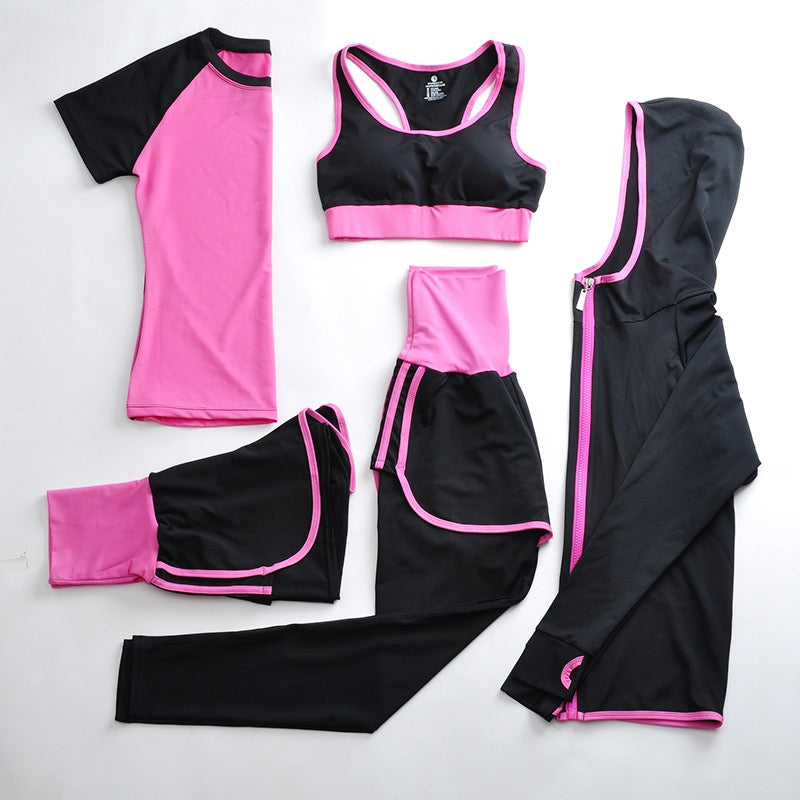 Gisele Five Piece Active Wear Set