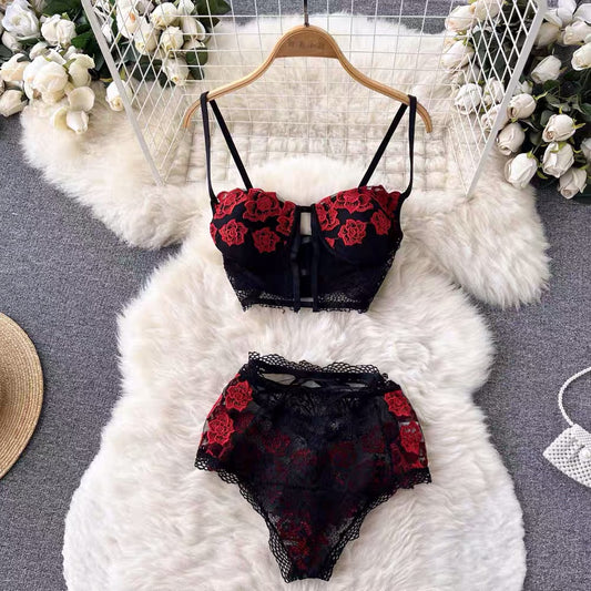 Rose Hot Lingerie Set
