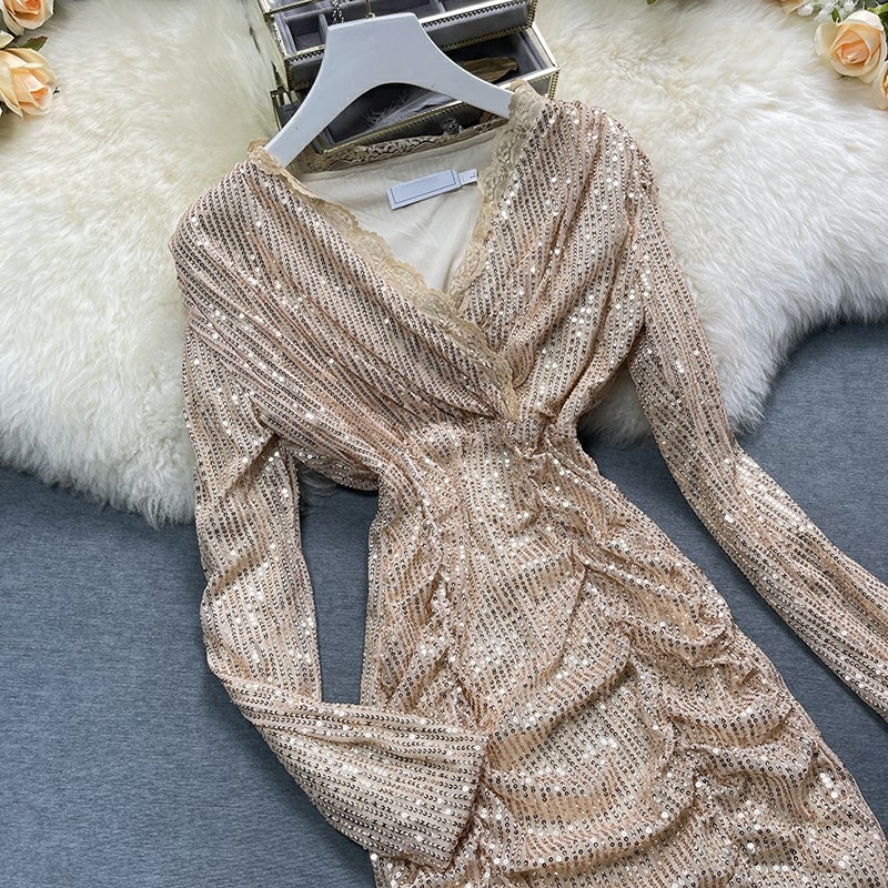 Original Picture of Petra Sequin Dress