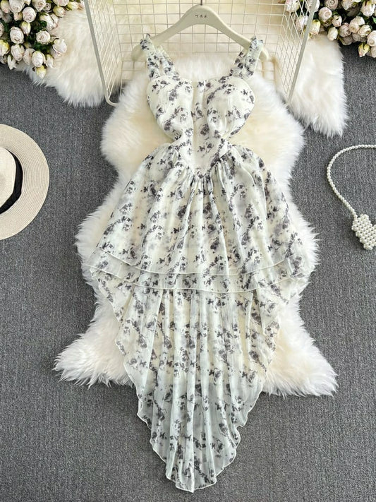 Lodge Floral Irregular Dress