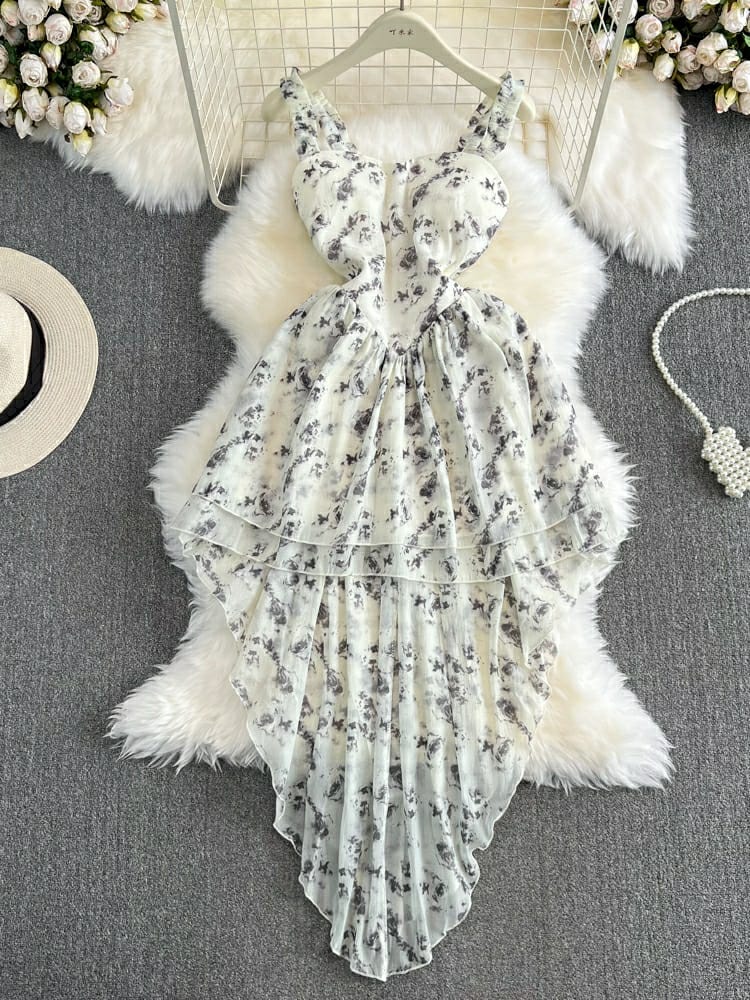 Lodge Floral Irregular Dress