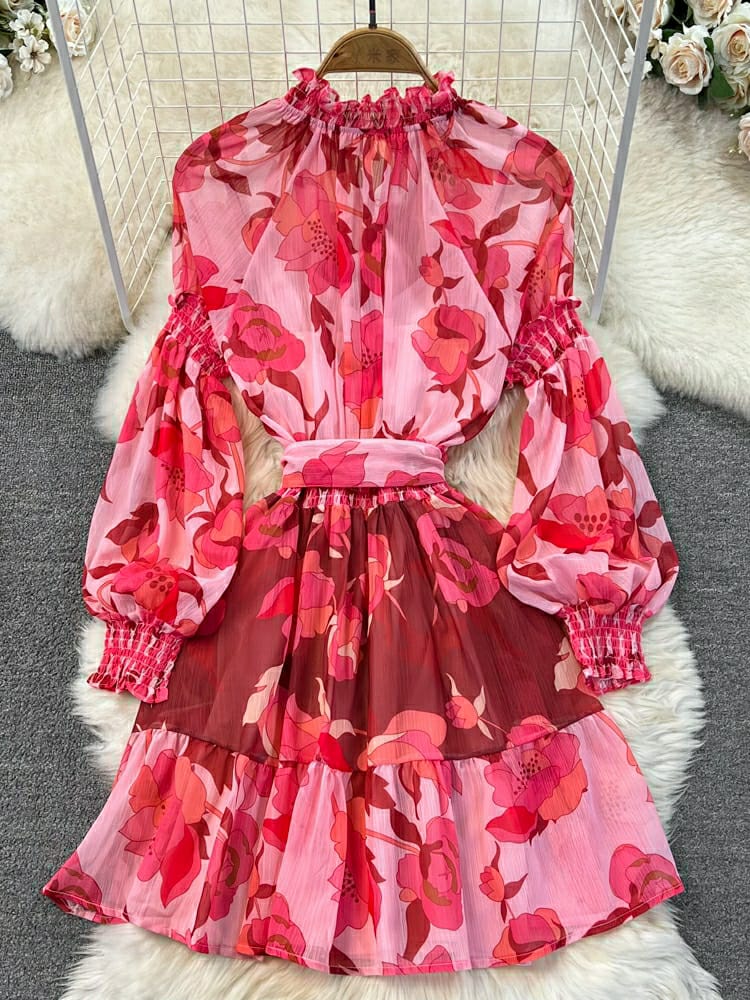 Kylie Floral Printed Dress