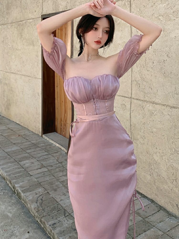 Pink Corset Dress