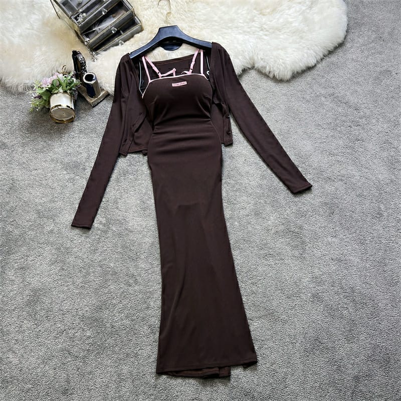 Zoe Dress With Shrug