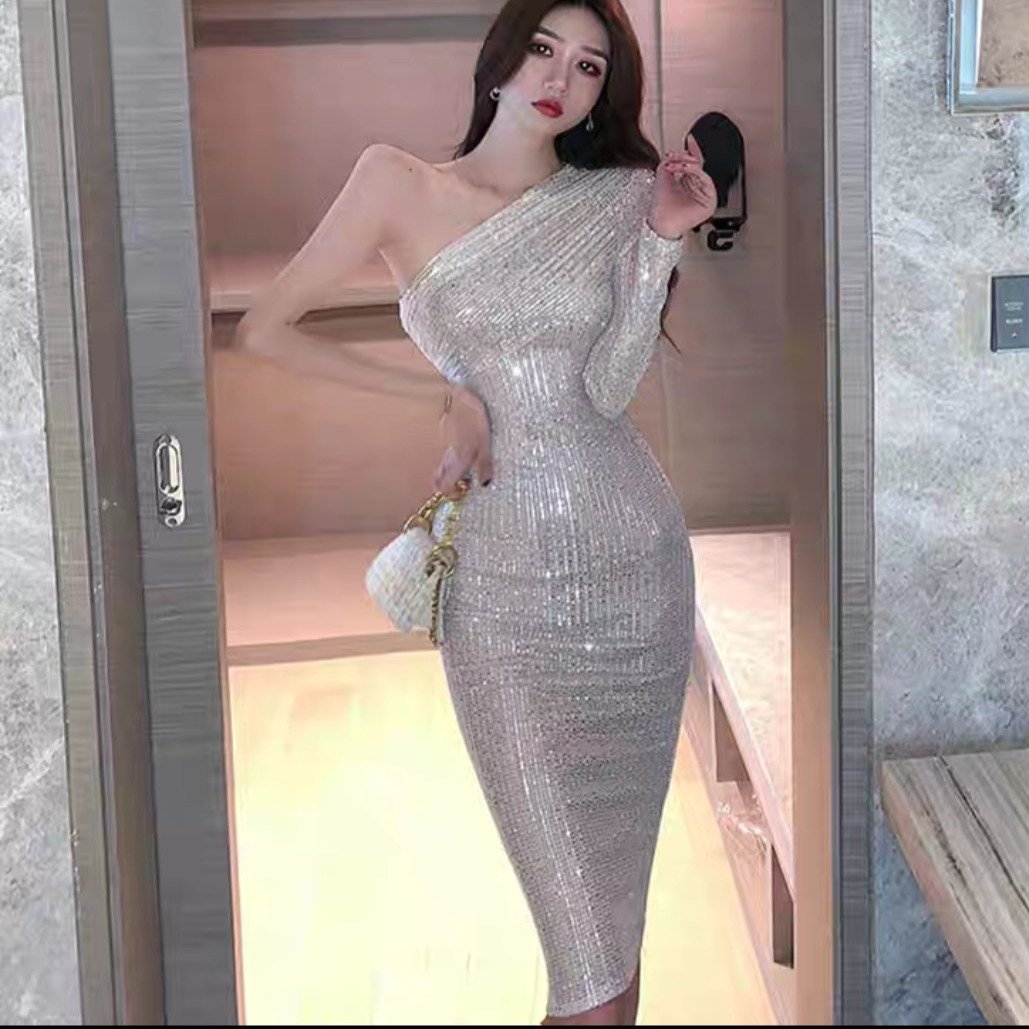Taylor Sequin Dress