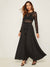 Katty Lace Belted Dress