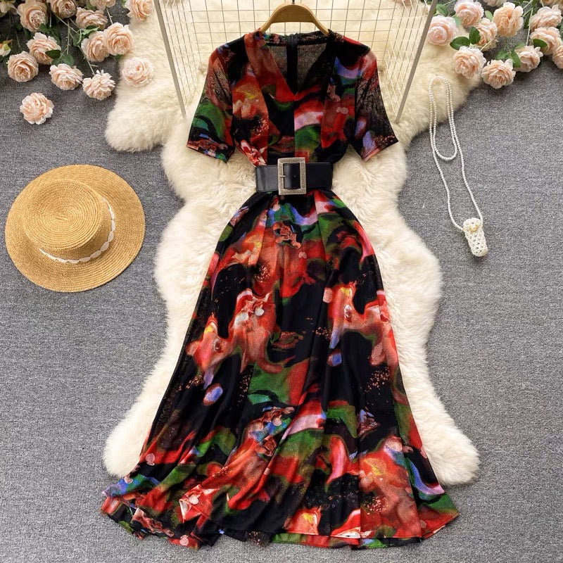 Layla Floral Belted Dress