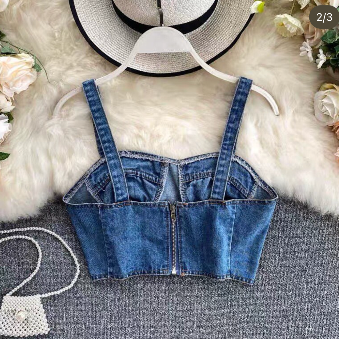 Norah Denim Top