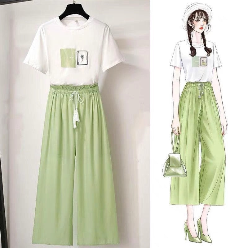 Abigail Tee With Matching Pants Set
