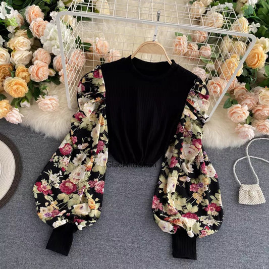 Martina Lantern Sleeve Top