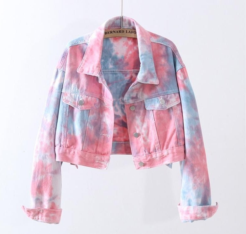 Tie Dye Denim Jacket 