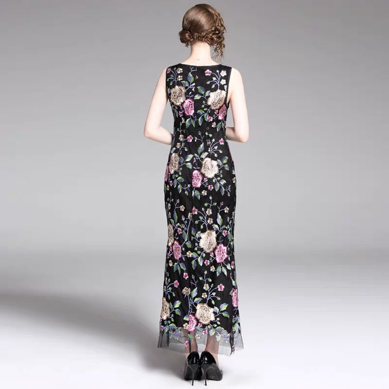 Stephen Embroidered Dress