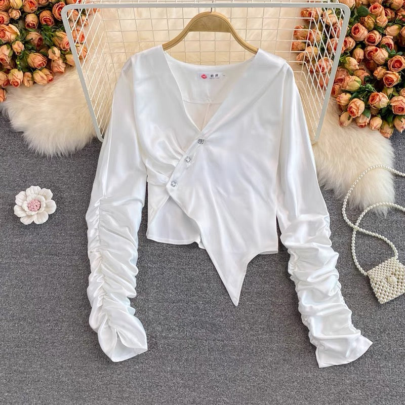 Kim Satin Blouse