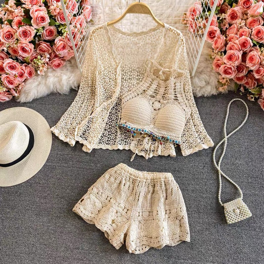 Jane Crochet Three Piece Set