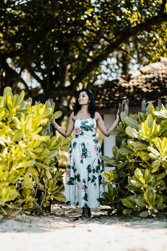 Belinda Tube Floral Dress