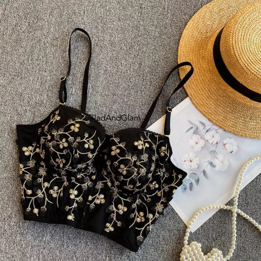 BLACK BUSTIER