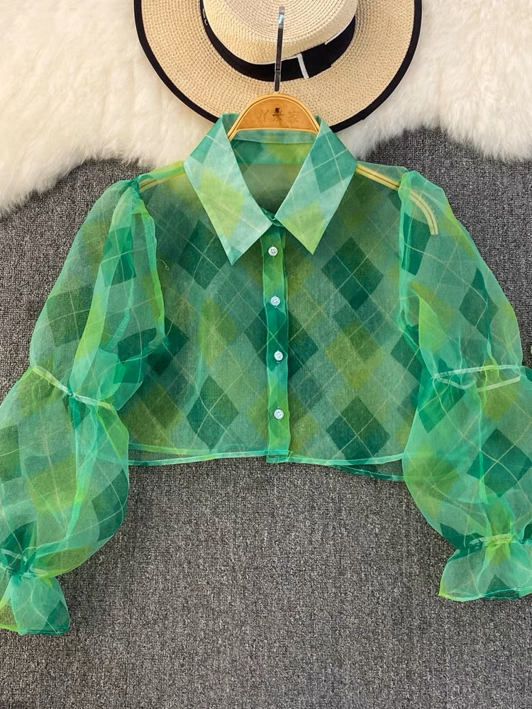 Green Transy Shirt