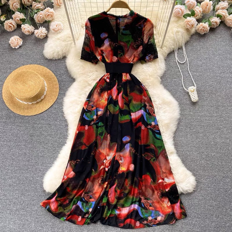 Layla Floral Belted Dress