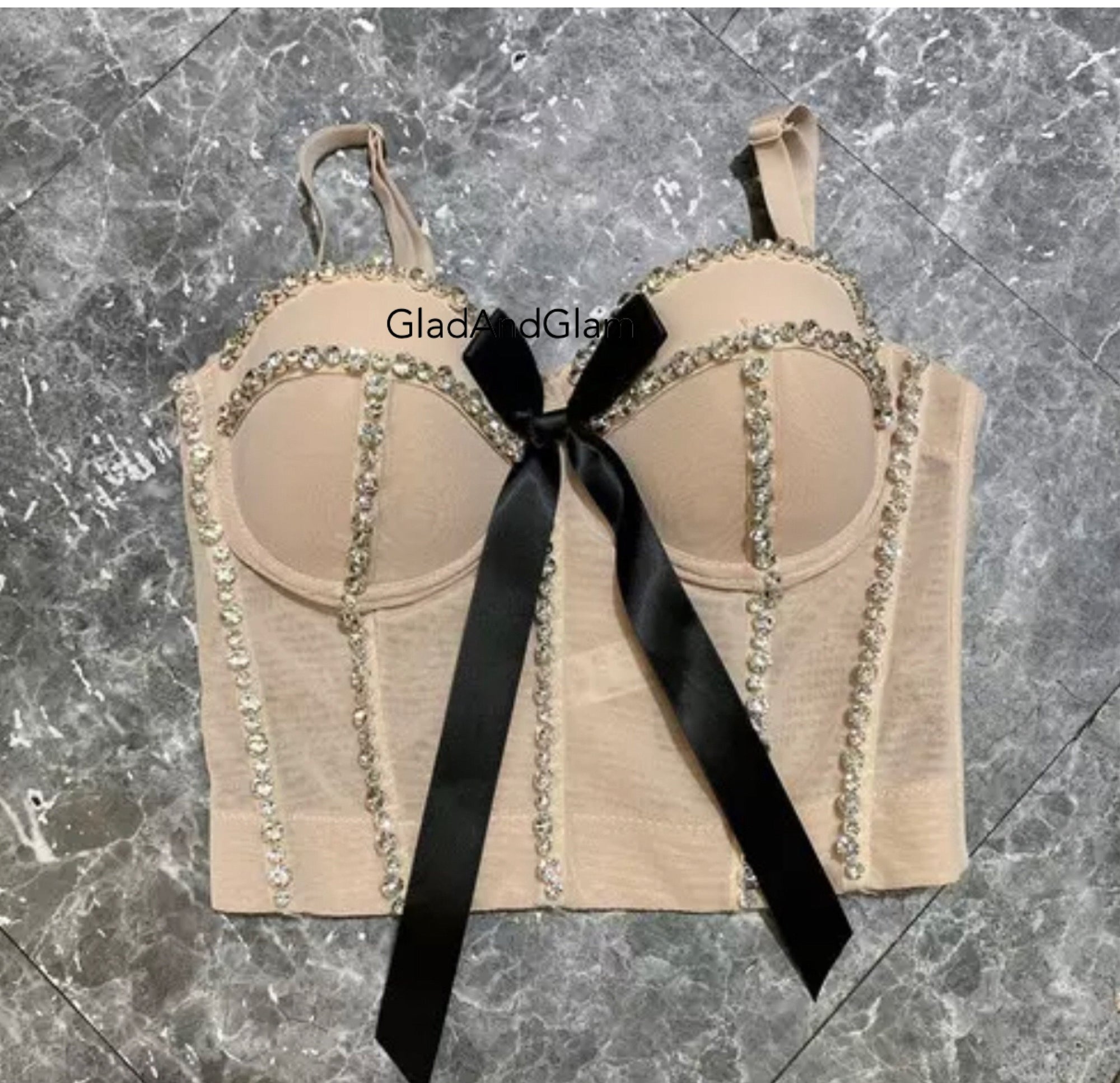 Linda Rhinestone Bustier