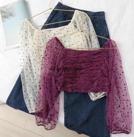 Taylor Polka Top