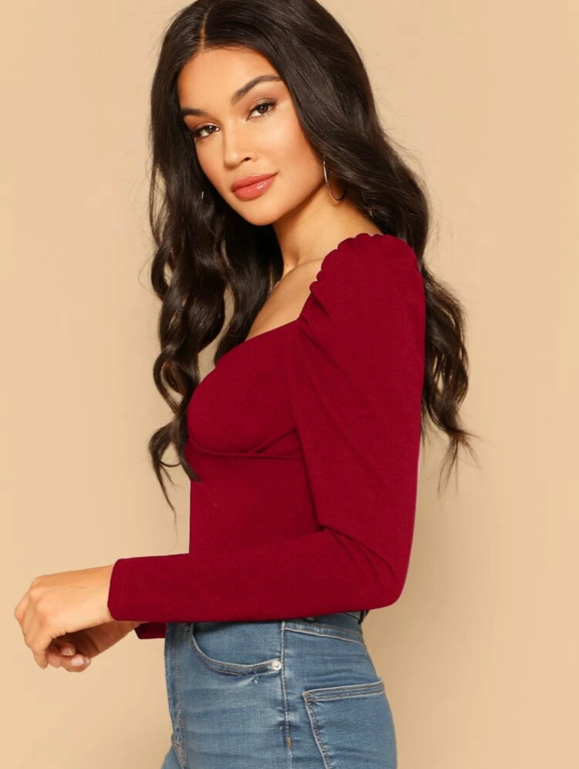 Isabella Front Wrap Top