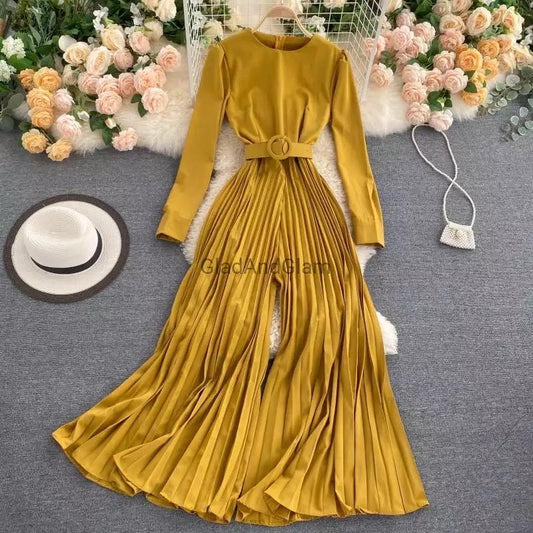 Sansa Belt Pleated Jumpsuit