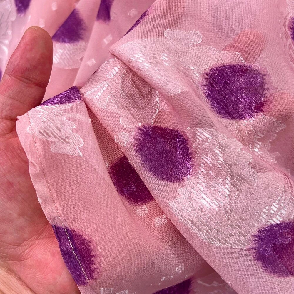 purple polka