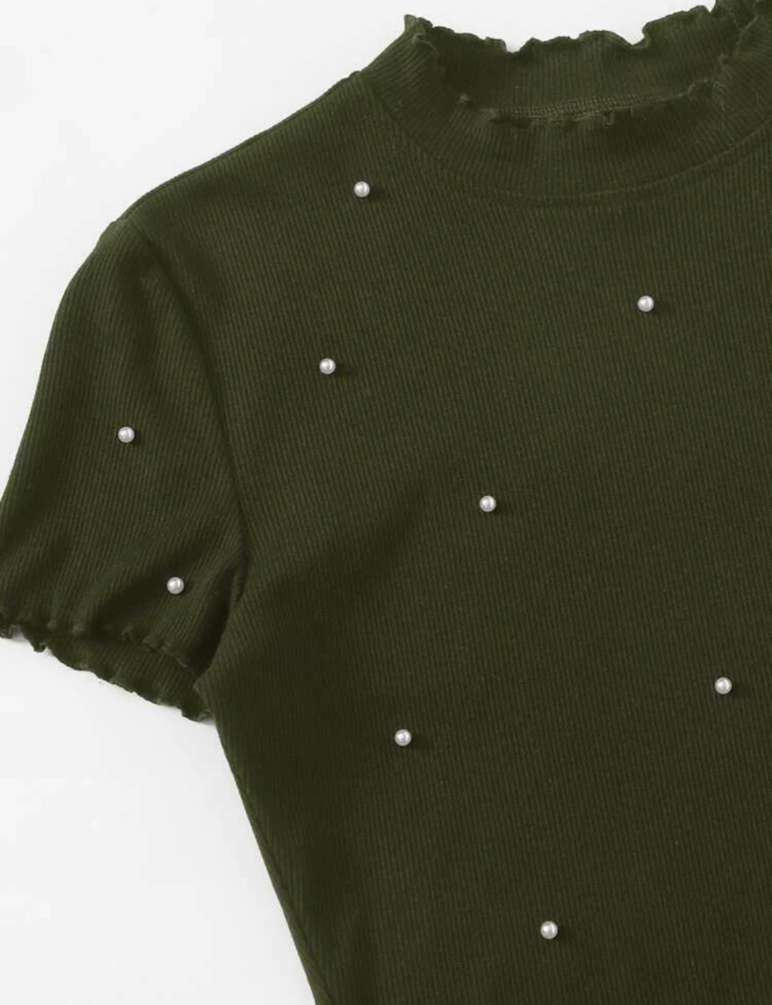 Pearl Beaded Tee
