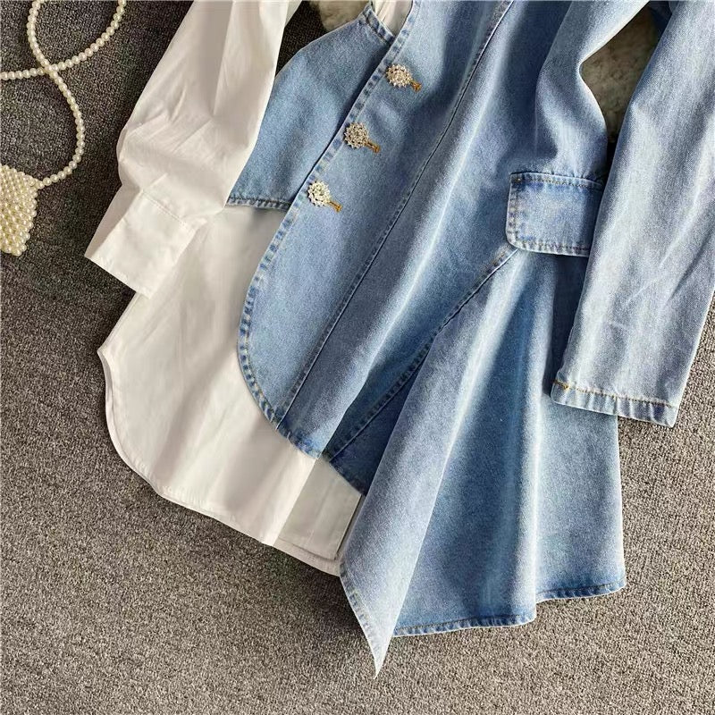 Anne Denim Shirt Dress