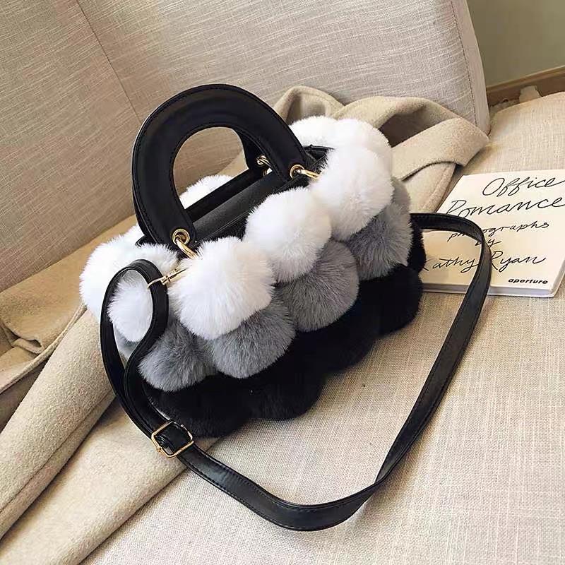 Adele Faux Furr Bag