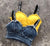 Love Print Denim Bustier 
