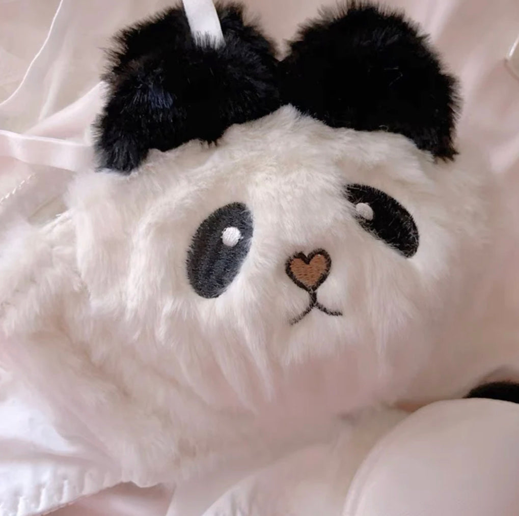 Cute Panda Lingerie Set