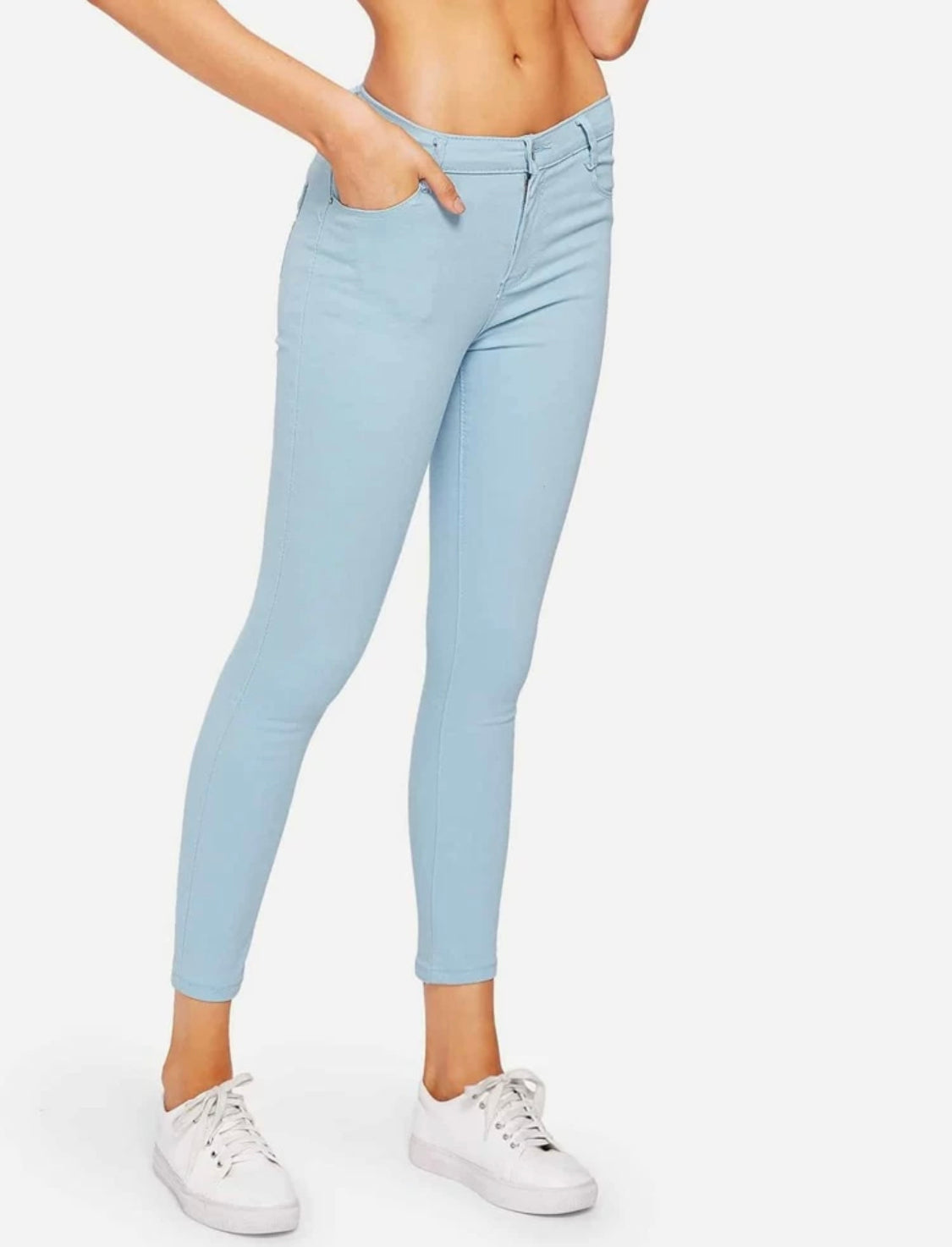 Light Wash Skinny Jeans