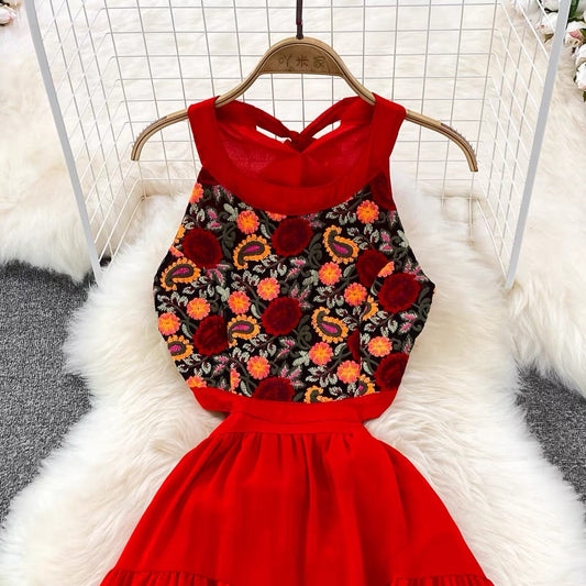 Red dress