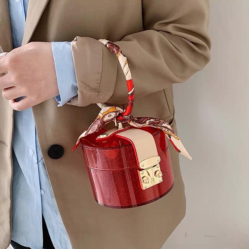 Gloria Round Transparent Bag