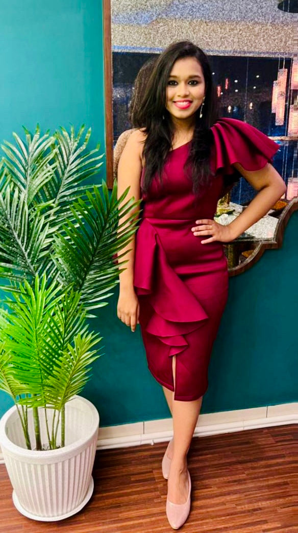 Original Picture of Bertina One Shoulder Pencil Dress