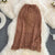 Brown Crochet Skirt