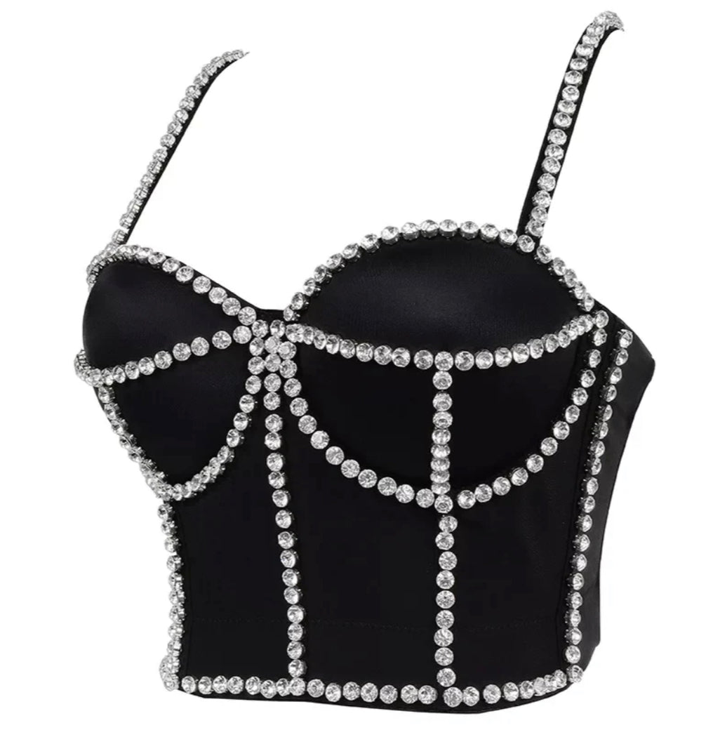 Carmella Rhinestone Bustier