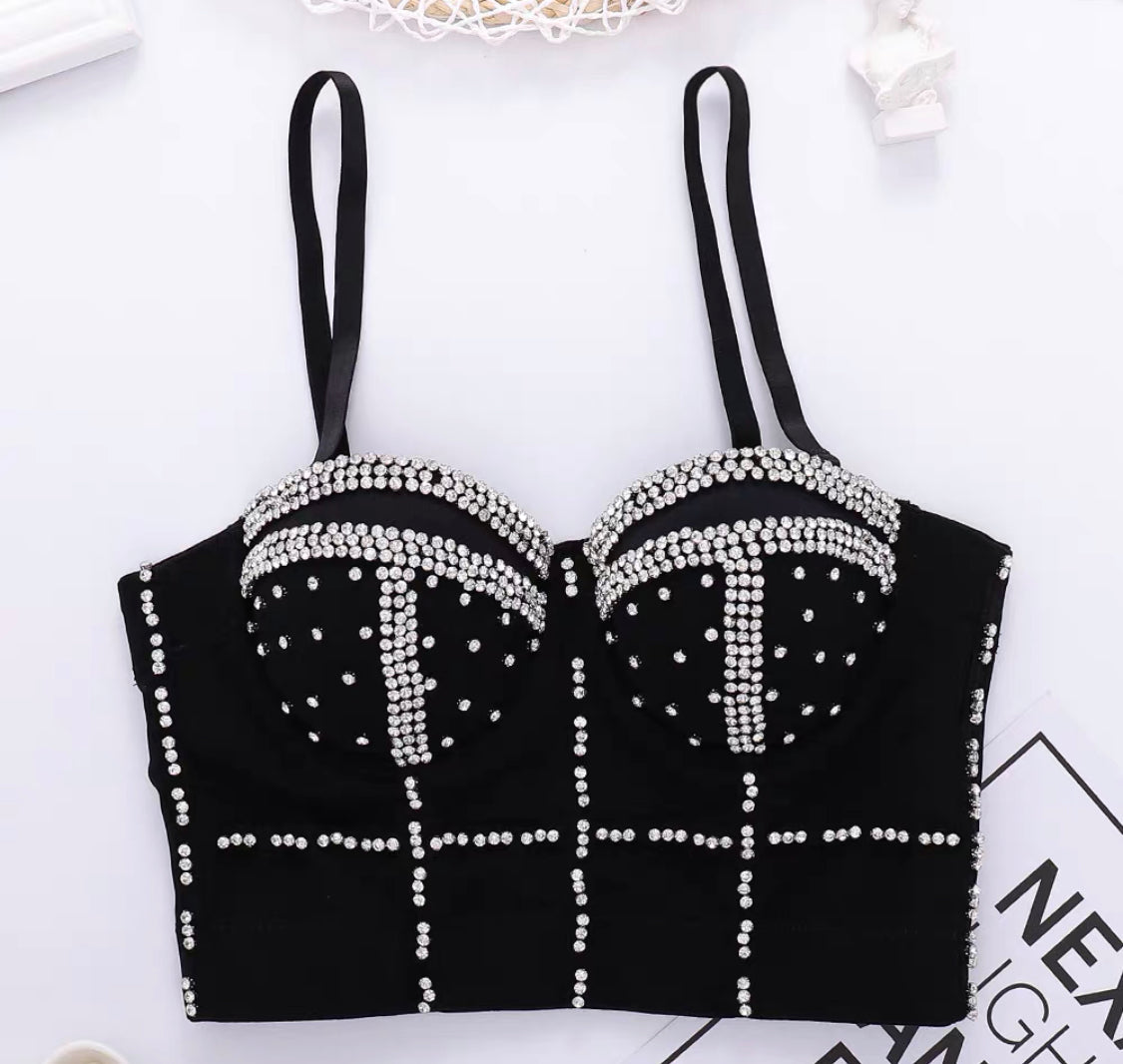 Rhinestone Bustier